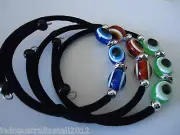 3x Evil Eye Protection Charm Beads Bracelets 3 Colors(H20-1403JU)