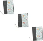 DOITOOL 3pcs Reusable Book Cover Protector Elegant Cloth Book Sleeve Scratch and Tear Resistant Stylish Decor for Schoolbooks and Personal Collections Easy to Use and Carry