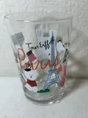 ANTHROPOLOGIE Libby Vander Ploeg Juice Glass PARIS France Hand Painted