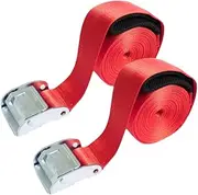 Sdlnklm 2 Pieces Tie Down Straps Portable Carrying Straps for Trailer Cargo Canoe