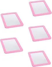 Baluue Pcs Unbreakable Mirror Compact Practical Convenient for School Office Makeup Wall Mountable Adhesive Square Mirror