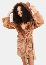[Dolls Kill x Wizard of Oz] Have No Fear Fuzzy Lion Robe