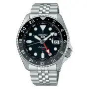 Seiko 5 Sports GMT Serie Automatic Black Dial Stainless Steel Men’s Watch SSK001