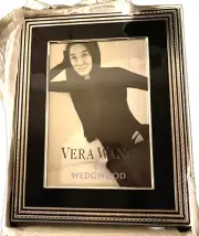 Wedgwood by Vera Wang With Love Noir 8 x 10 Photo Frame NEW IN BOX