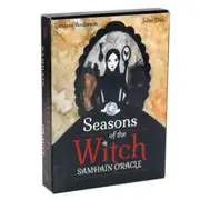 Seasons Of The Witch Samhain Oracle Cards Full English Fate Divination Prophecy Deck Tarot Cards Family Party Game Tarot