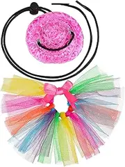 CORHAD Bearded Dragon Witch Costume Tutu Skirt Hat Set Fun Small Pet Costume Accessories