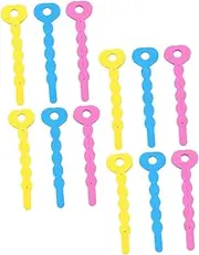 BATHVEVE 24pcs Sponge Hair Rollers DIY Styling Tools for Safe Durable Friendly Easy to Use for Wavy Fluffy Hair for Overnight Hairdryer Use