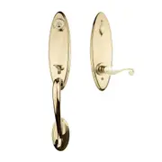 N2lok Loire Door Handle Interconnect Spiral Lever Entrance Set