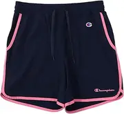 [Champion] Shorts CW-BS504 Women's Half Pants, Dry Stretch Knit, Quick Drying, Antibacterial, Odor Resistant, Rubber Print