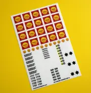 Model Rail OO Gauge Scale Shell OIL TANKER High Detail stickers decals SET No.2