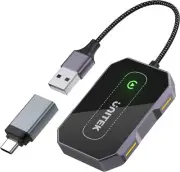 Unitek Wireless CarPlay Adapter - Plug & Play, Bluetooth, Converter for black