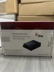 IFS MC100FX-TX-POE Fast Ethernet With Poe To Multi-mode Fiber Media Converter