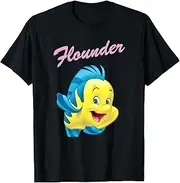 [Disney] The Little Mermaid Flounder Big Wave T-Shirt