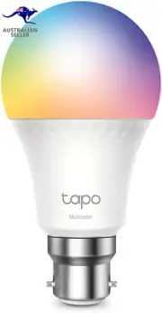 Tapo Smart Wifi Light Bulb, Multicolour, B22, 75W Equivalent, Smart Home,