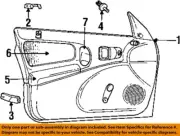 CHRYSLER OEM 95-99 Neon Door Interior Trim-Pull Pocket PK02TAZ
