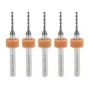 1.1mm Tungsten Carbide CNC Engraving Print Circuit Board PCB Drill Bits 5 Pcs