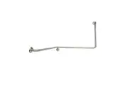 Dolphy 90?o Flush Mount Wrap Around Grab Rail Modular Stainless Steel 1100x1025x600mm LH - Silver