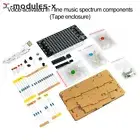 5V LED Music Spectrum Kit Voice Control Dynamic Dot Matrix Spectrum Screen DIY