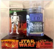 Star Wars Stormtrooper (ROTJ) Action Figure +Collector Cup (MFG Sealed) (2005)