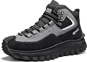 [Generic] The First Young Men's Steel Toe Shoes - Lightweight Composite Toe Work Sneakers, Water-Resistant & Breathable