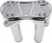 Accutronix 10" Threaded Chrome Bandit Risers w/Gauge Mount (HR2210-MC)