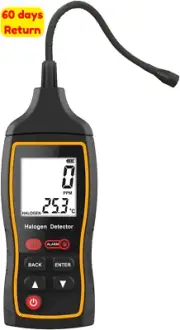 Refrigerant Leak Detector HVAC Auto Halogen Sniffer LCD Display R22 R32 R134A