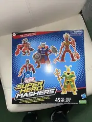 Marvel Super Hero Mashers Thor and Guardians of The Galaxy Mash Pack with 5 Cust