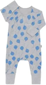 Bonds: Long Sleeve Newbies Coverall - Up & Away (Size 00)
