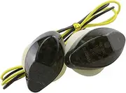 Turn Signal Indicator 2Pcs LED Flush Mount Front Left Right Turn Signal Light Indicator Lamp Amber for CBR600RR CBR1000RR CBR600 F4I 12V