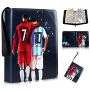 Soccer Football Star Player Card Box Album Holder Cards Album Binder 400 Slots Collection