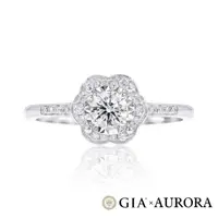 在飛比找momo購物網優惠-【AURORA 歐羅拉】GIA 30分F color八心八箭