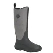 Muck Ladies Hale Black With Fuzzy Herringbone Waterproof Boots HAW-1HB