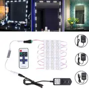 Waterproof 1.5M SMD5630 LED White Cosmetic Mirror Module Strip Light+ Remote Control 7184 EU PLUG