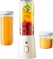 Generic Smoothie Blender Portable: Personal Blender 200W - 2 Cups | For Kitchen, Travel, Office (White) USB Rechargeable