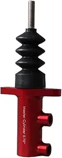 Clutch Slave Cylinder CRS Car Accessories Brake Master Cylinder CNC Clutch Pump Master Cylinder Auto Parts Clutch Master Cylinder(0.75inch Red)