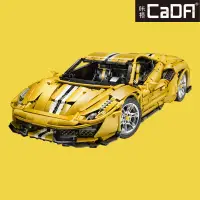 在飛比找蝦皮商城精選優惠-雙鷹CaDa Ferrari 488 MOC玩家法拉利機械組