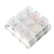 9 Switches Tester with Dust-Proof Acrylic Base Box for Mechanical Keyboards
