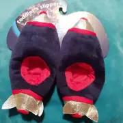 Toddlers Slippers Spaceship Size Small 8-9 Brand New