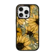 iPhone 16 Pro Impact Case MagSafe Compatible Sunflowers by KT's Canvases
