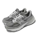 NEW BALANCE 紐巴倫 休閒鞋 990 V6 D 寬楦 女鞋 灰 銀 美製 麂皮 復古 拼接 NB W990GL6D