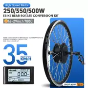 E-bike Conversion Kit 36V 48V 250W 350W 500W Rear Rotate Hub Wheel Motor Kit