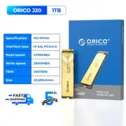 ORICO 1TB M.2 NVMe 2280 SSD PCIe Gen4x3 up 4700MB/s Internal Solid State Drive