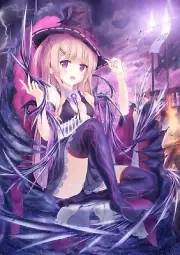 Anime original characters magic lightning storm girls Playmat Gaming Mat