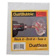 12 Lot (4 packs of 3 ea) DUSTLESS D2210 DustBubble for Drill Use Wallpaper Paint
