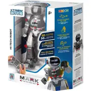Blue Rocket Xtrem Bots Interactive Mark Bot w/ 16 Sounds & Mood Silver 5y+