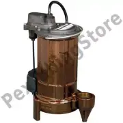 Automatic Sump/Effluent Pump w/ Vertical Float Switch, 10' cord, 3/4 HP, 115V