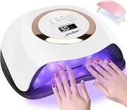 YESDEX Professional 168W UV LED Nail Lamp, Fast Gel Polish Dryer With 42 LEDs, 4 Timer Settings for Nail Curing