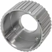 Aeroflow Gilmer Drive Crankshaft Pulley - Silver Finish Suit Holden V8