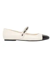 [Nine West] Platy Ballet Flat Shoes in Ivory