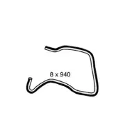 Coolant Expansion Tank Hose for Holden Astra TS 1.8L 4 cyl DOHC 16V 880mm